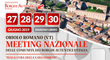 Meeting Nazionale delle comunità dei Borghi Autentici d’Italia 2019